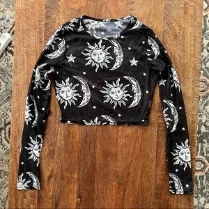 Mesh Top Mesh Crop Top Party Crop Top Indie Top See-Through Top Sexy Top Grunge